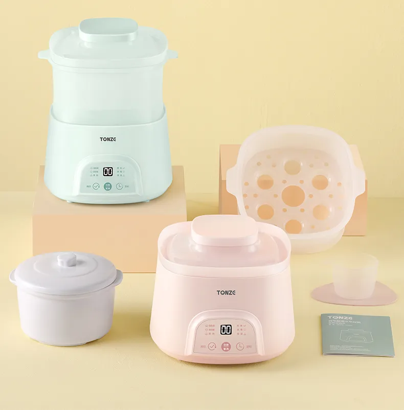 Multi Functions Slow Cooker Baby Bottle Sterilization and Food Steamer