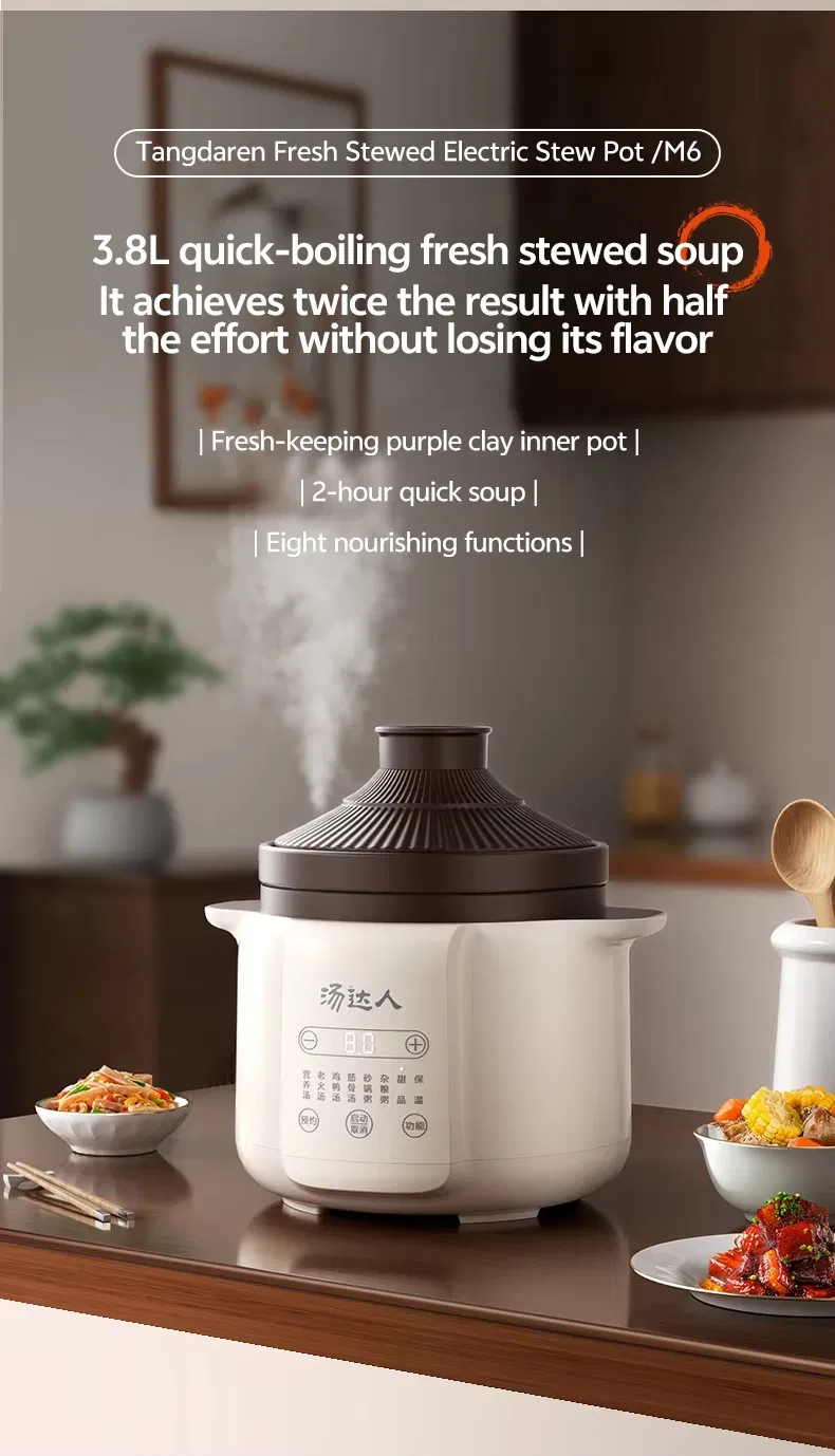 Smart Electric Stew Pot for Quick Boiling and Cooking