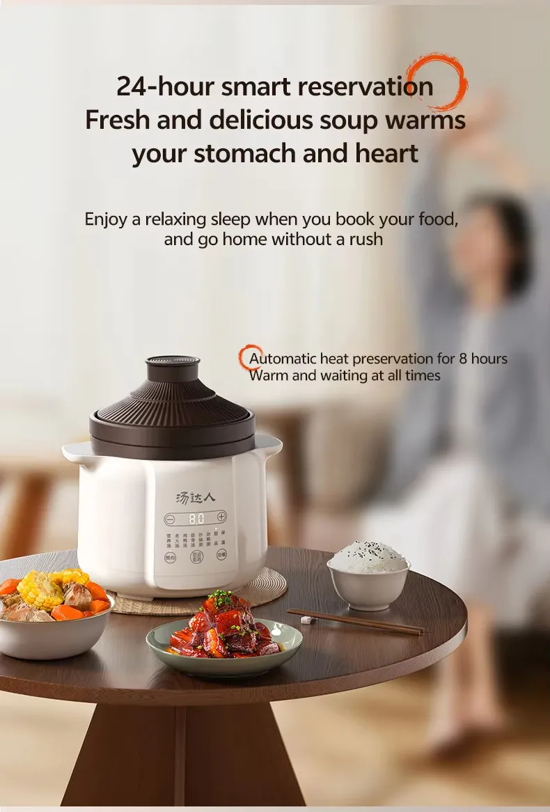 Smart Electric Stew Pot for Quick Boiling and Cooking