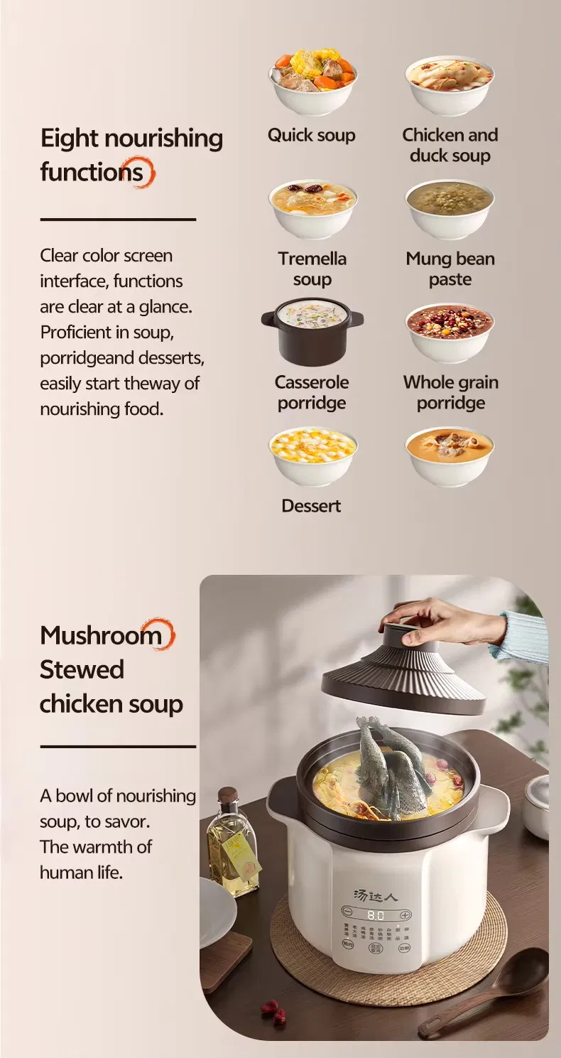 Smart Electric Stew Pot for Quick Boiling and Cooking