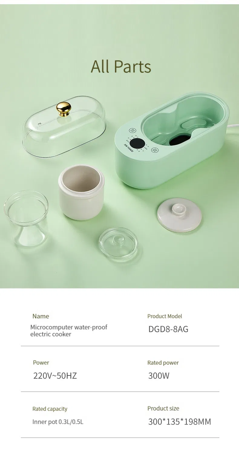 Baby Double-Stacked Stockpot Electric Mini Slow Cooker