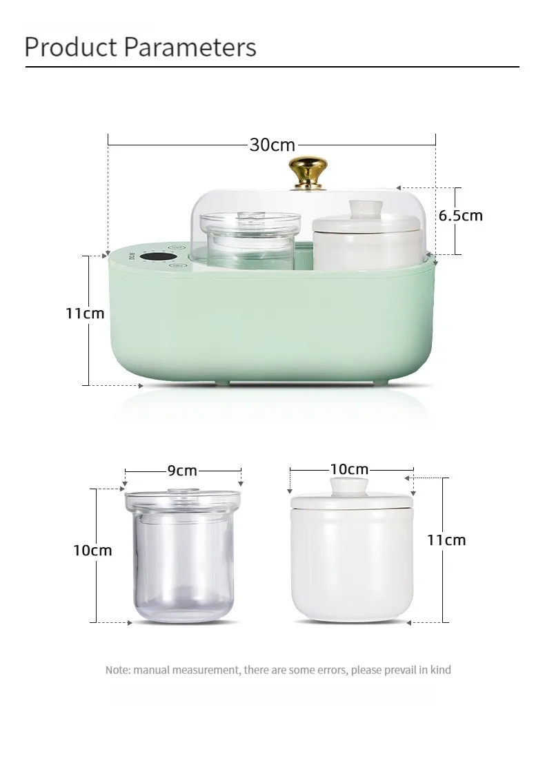 Baby Double-Stacked Stockpot Electric Mini Slow Cooker