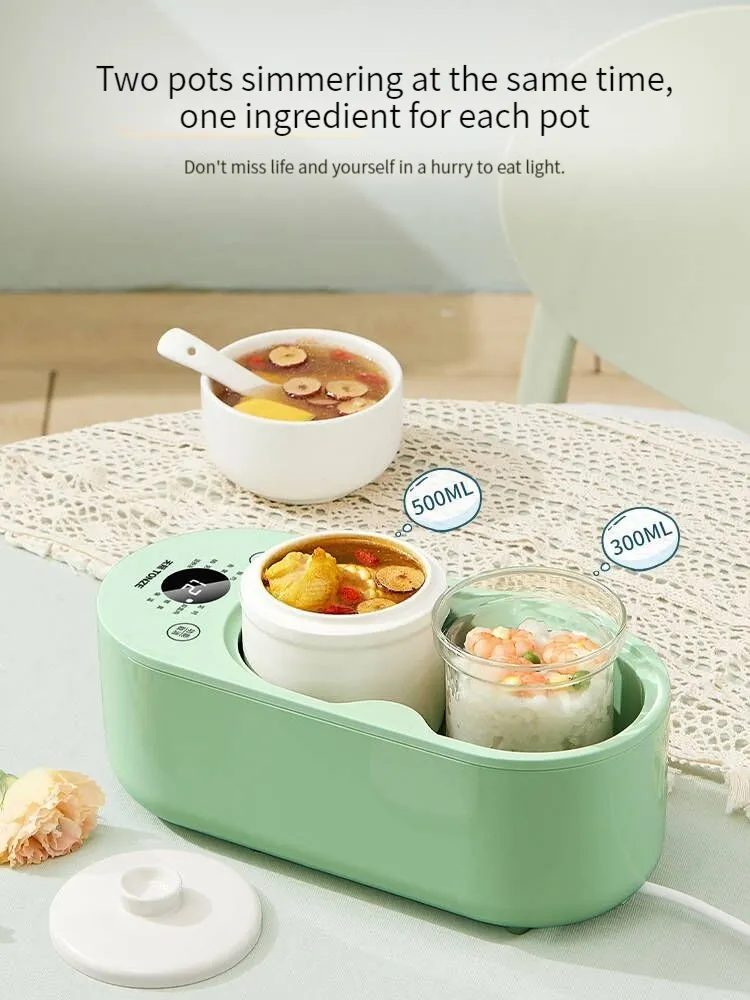 Baby Double-Stacked Stockpot Electric Mini Slow Cooker