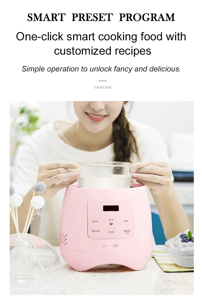 Tonze 0.7L Micro Computer Digital Slow Cooker OEM Bird's Nest Maker Simmer Slow Cooker