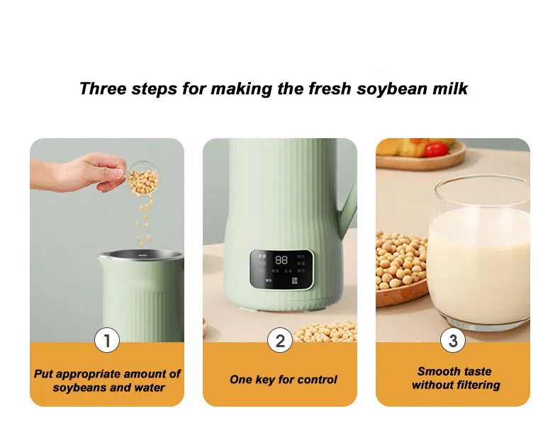New Arrival Multifunctional Porridge Blender Soymilk Maker and Smart Cookers with CB Approval