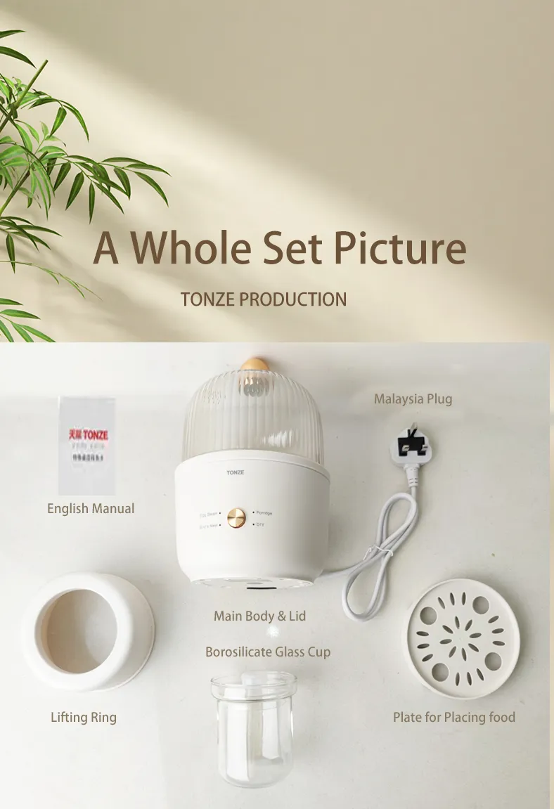 New Crockpot Glass Pot Double Boiler Electric Mini Slow Cooker