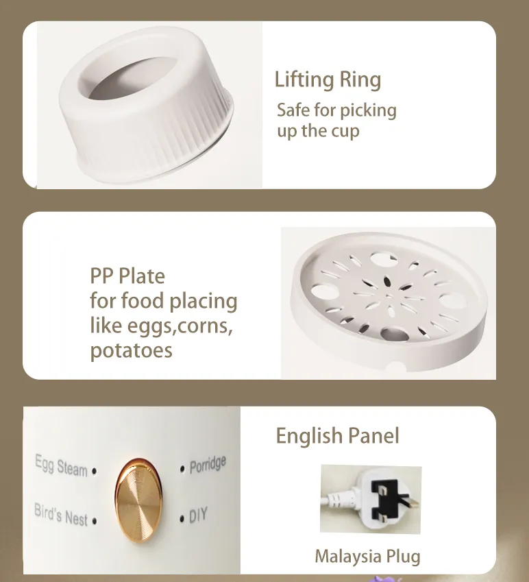 New Crockpot Glass Pot Double Boiler Electric Mini Slow Cooker