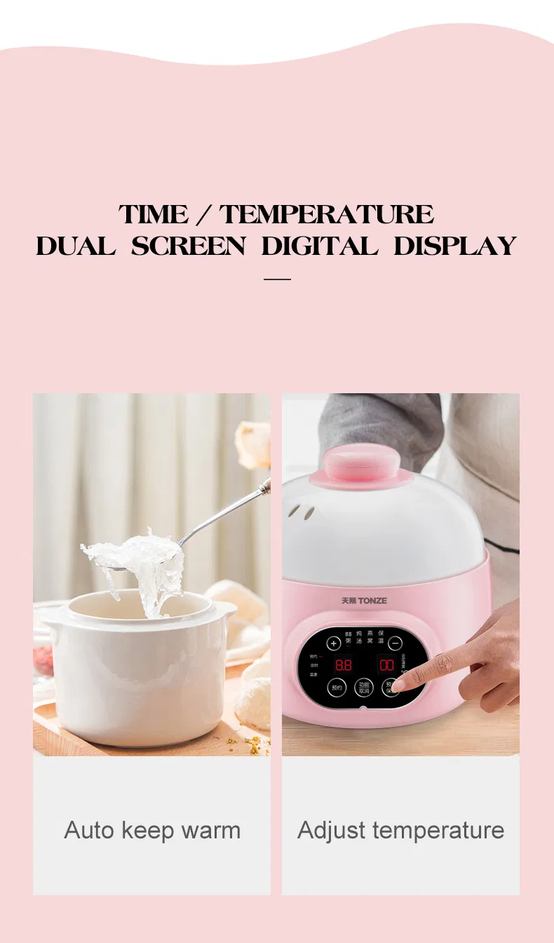 Micro Computer Mini Baby Food Porridge Making Machine Slow Cooker