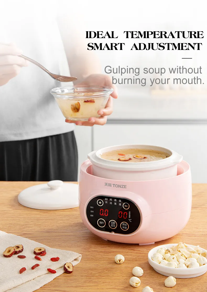 Micro Computer Mini Baby Food Porridge Making Machine Slow Cooker