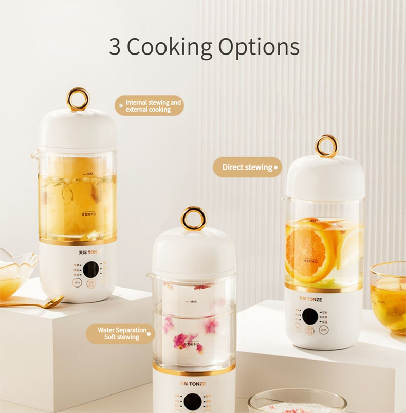 Mini Portable Health Electric Slow Cooker Digital Bird Nest Cooker