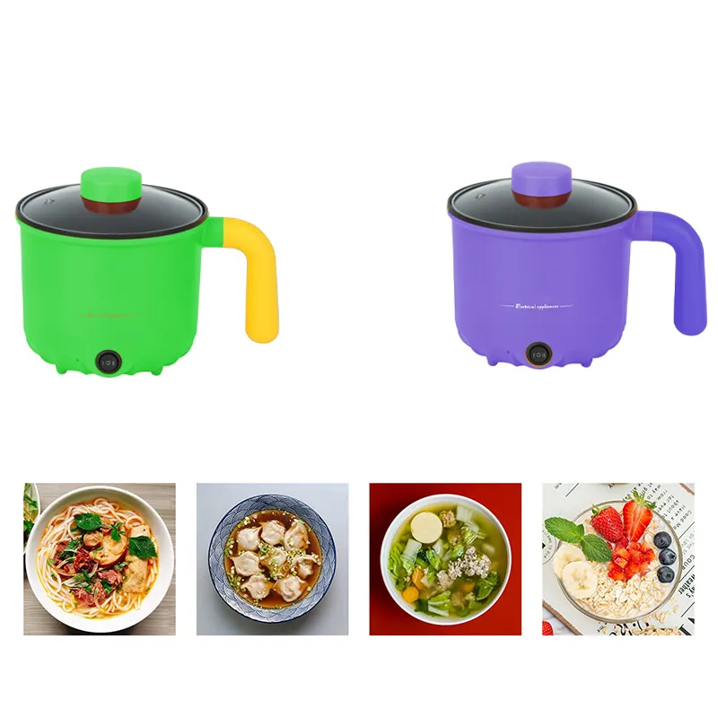1.2L Boil Dry Protection Mini Electric Cooking Hot Pot Pot for Cooking Electric Cooker