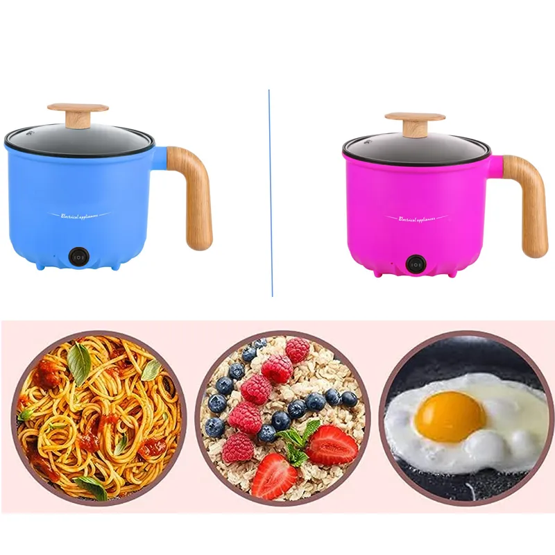 1.2L Boil Dry Protection Mini Electric Cooking Hot Pot Pot for Cooking Electric Cooker