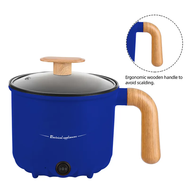 1.2L Boil Dry Protection Mini Electric Cooking Hot Pot Pot for Cooking Electric Cooker