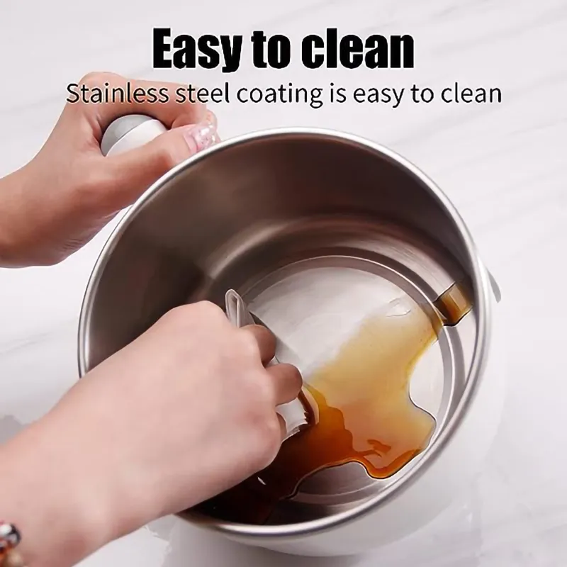 0.8L Over-Heating Print Logo Electric Cooker Portable Non-Stick Frying Pan Electric Cooker