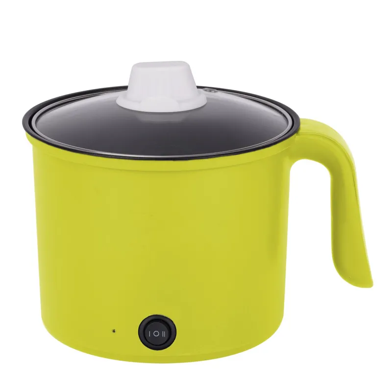 Good Quality Stainless Steel Hot Pot Low Noise Cooker Steamer for Rice Noodles Soup Ramon Steaming Basket Electric Pot