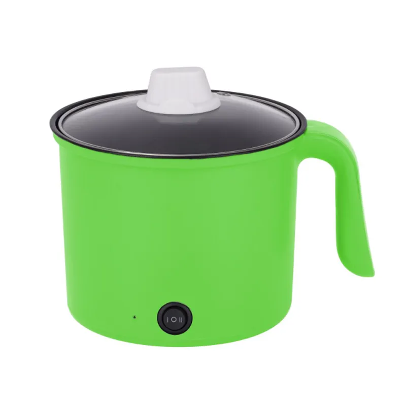 Good Quality Stainless Steel Hot Pot Low Noise Cooker Steamer for Rice Noodles Soup Ramon Steaming Basket Electric Pot