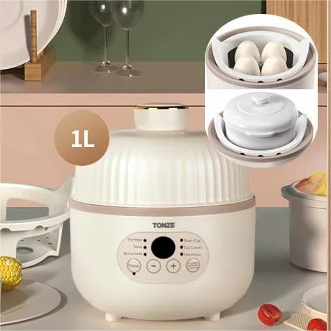 Tonze 0.8L Digital Slow Cooker with Ceramic Pot, Customizable for OEM Slow Cooker