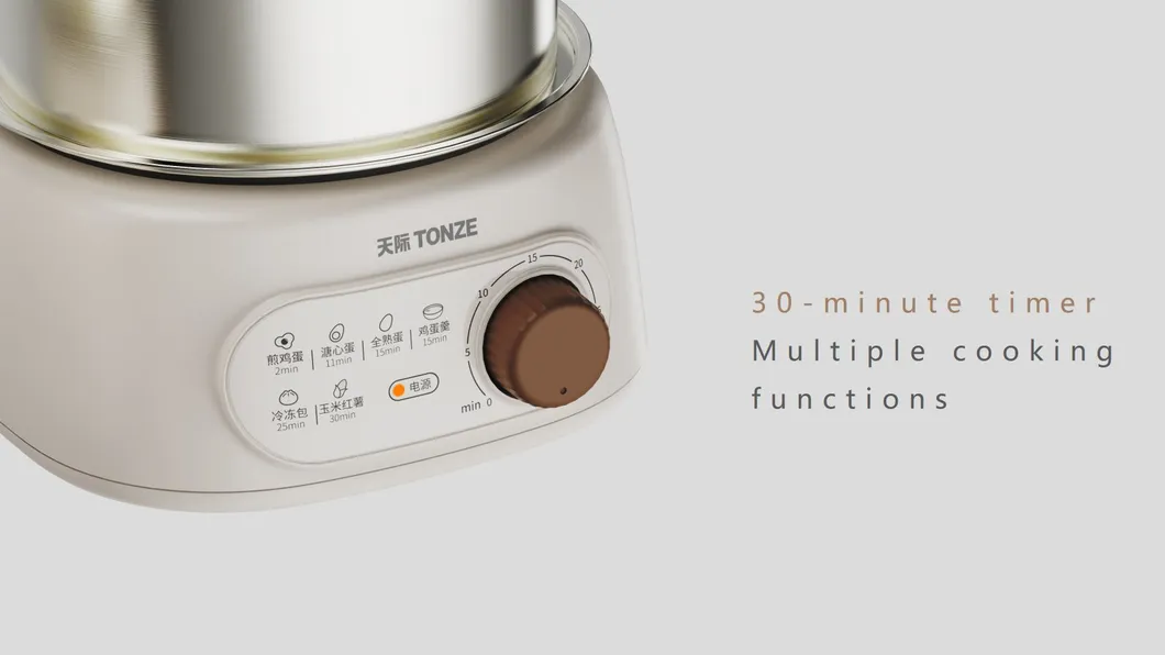 Tonze 1.4L Stainless Steel Egg Steamer 14 Eggs Capacity Egg Cooker