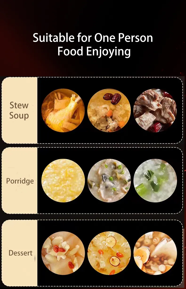 Multifunctional Mini Electric Egg Steamer &amp; Soup Maker