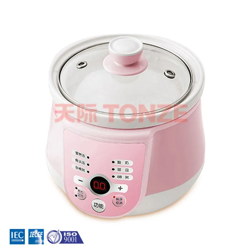 Baby Porridge and Soup Ceramic Stew Pot Baby Food Cooker