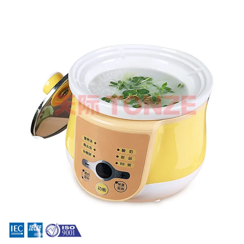 Baby Porridge and Soup Ceramic Stew Pot Baby Food Cooker