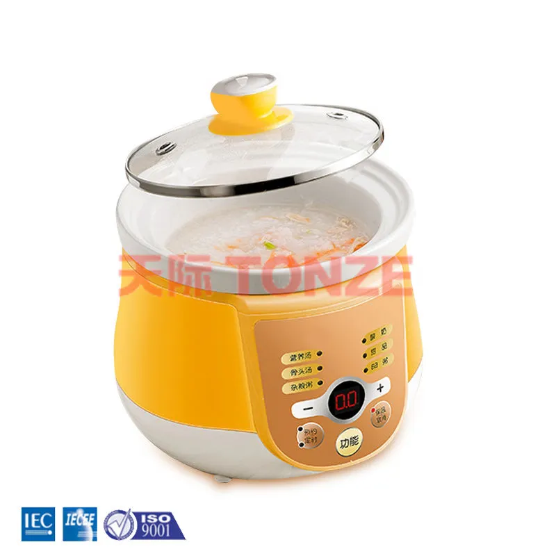 Baby Porridge and Soup Ceramic Stew Pot Baby Food Cooker