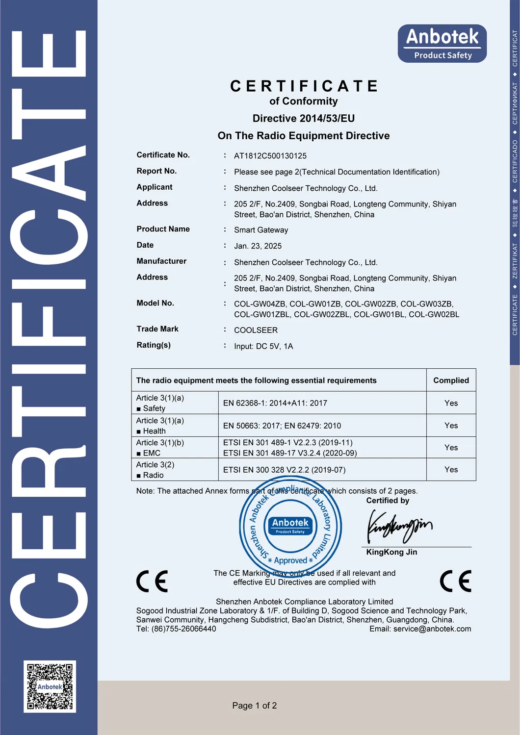 Tuya WiFi Stainless Food Grade Slow Cooker Sous Vide Stick Work with Smartlife with LED Touch Screen