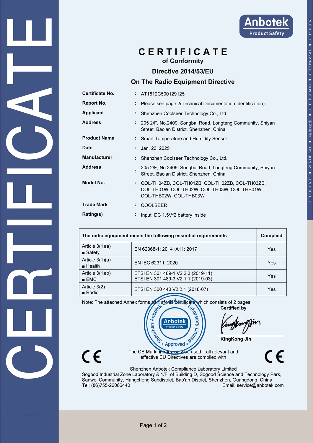 Tuya WiFi Stainless Food Grade Slow Cooker Sous Vide Stick Work with Smartlife with LED Touch Screen