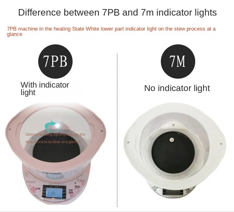 Glass Stew Pot Electric Cooker Stew Cooker Bird's Nest Cooker