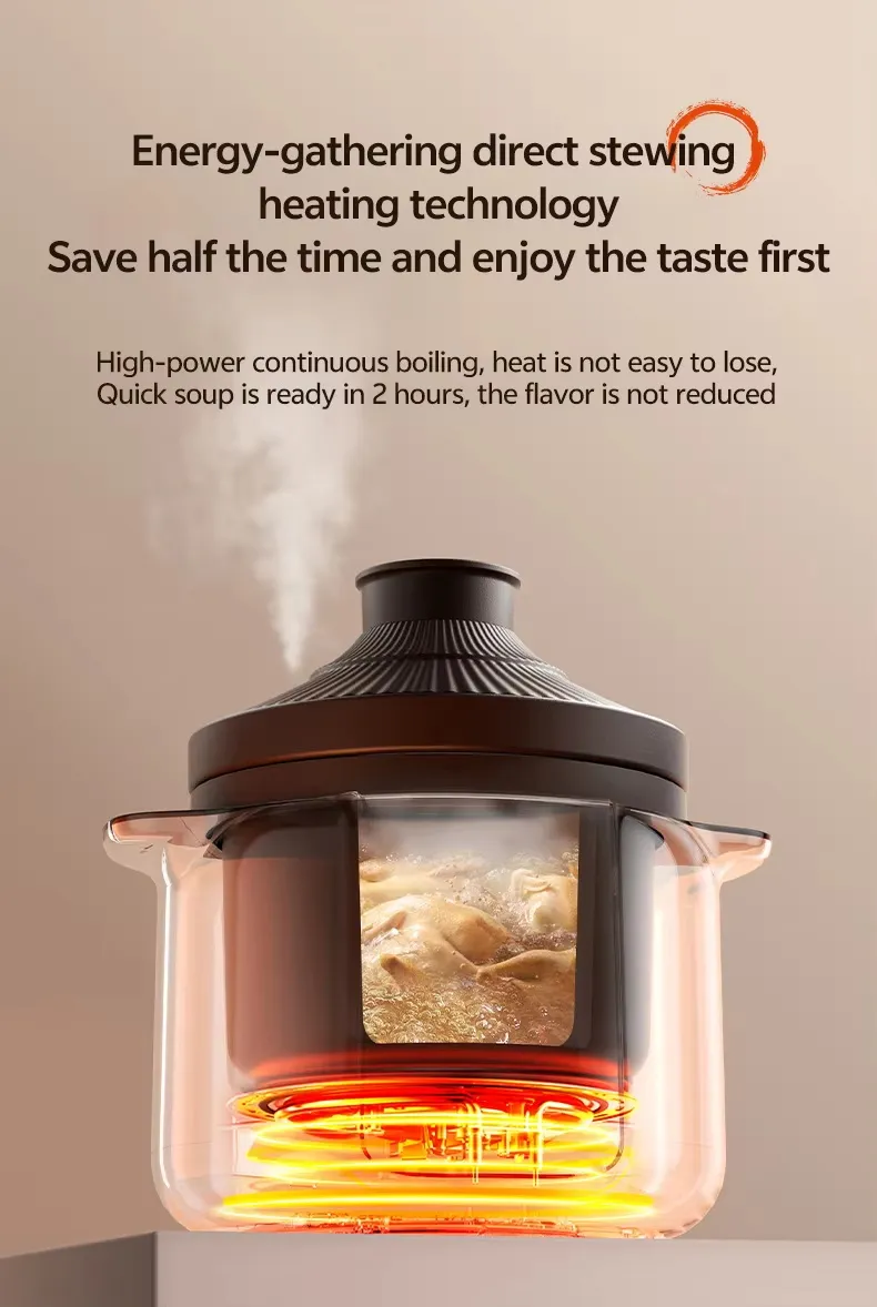 Non-Stick Stew Pot for Chicken, Duck, Fish, and Pork