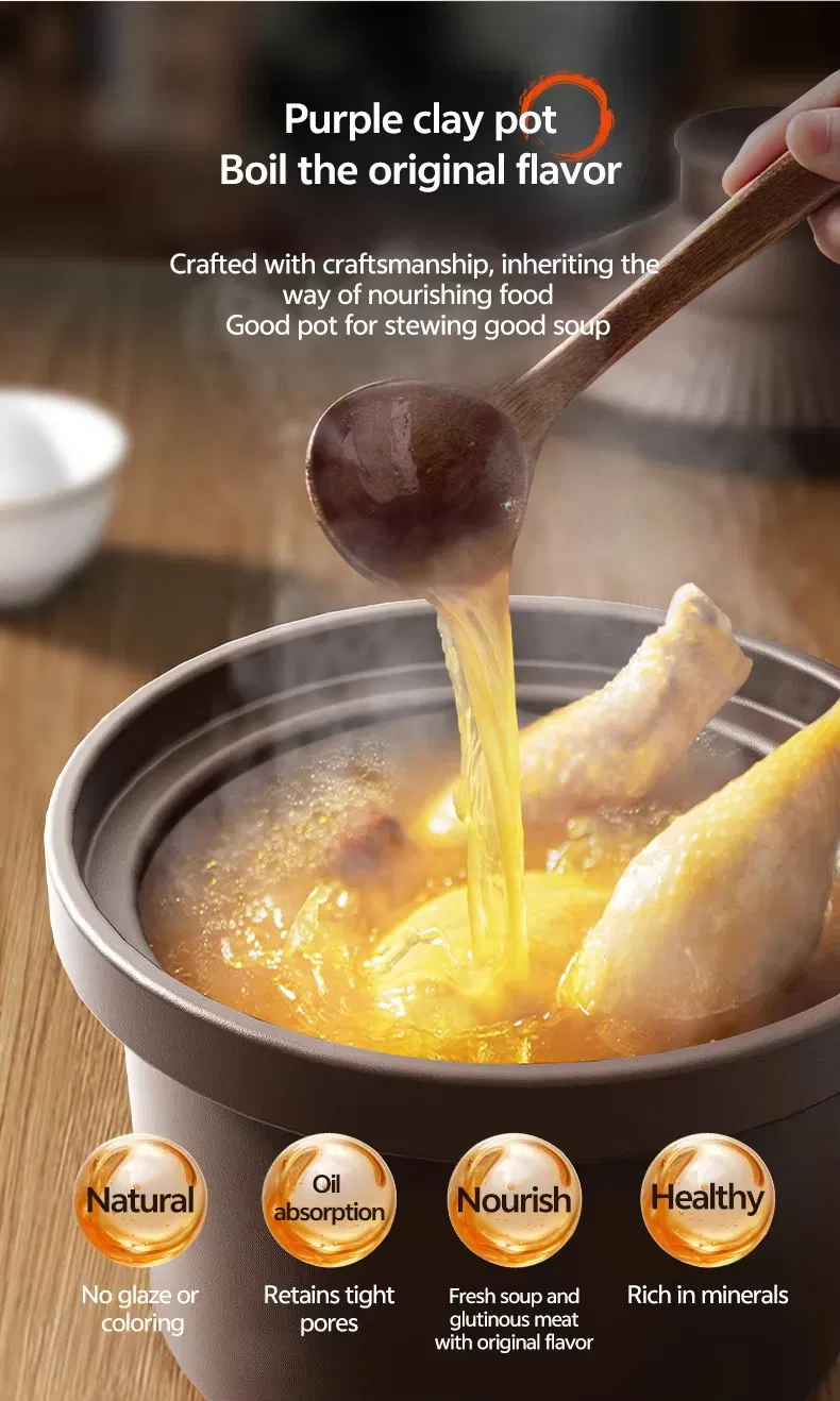 Non-Stick Stew Pot for Chicken, Duck, Fish, and Pork