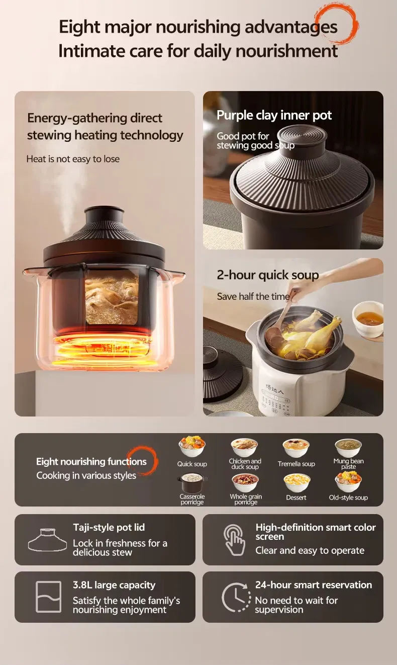 Non-Stick Stew Pot for Chicken, Duck, Fish, and Pork