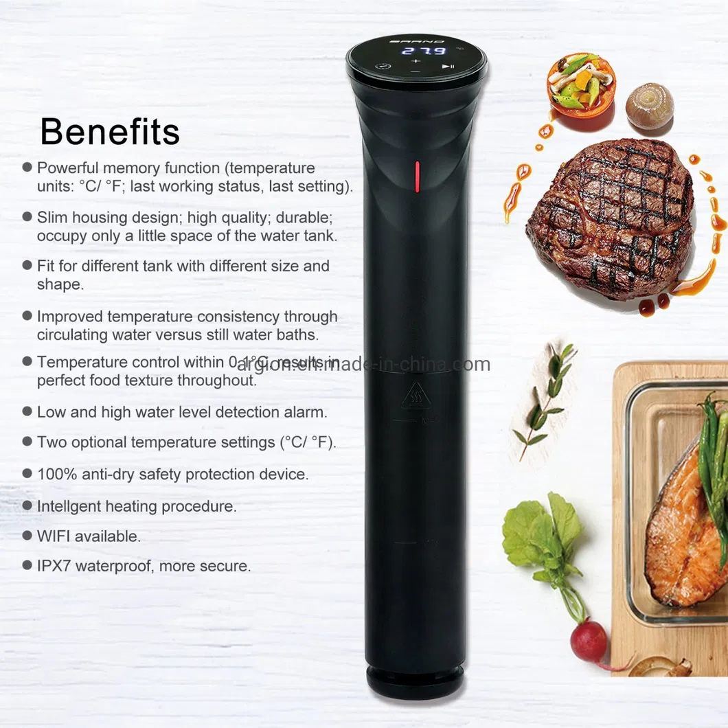 Kitchen Equipment Portable Commercial Sous Vide Cooking Machine with APP Control