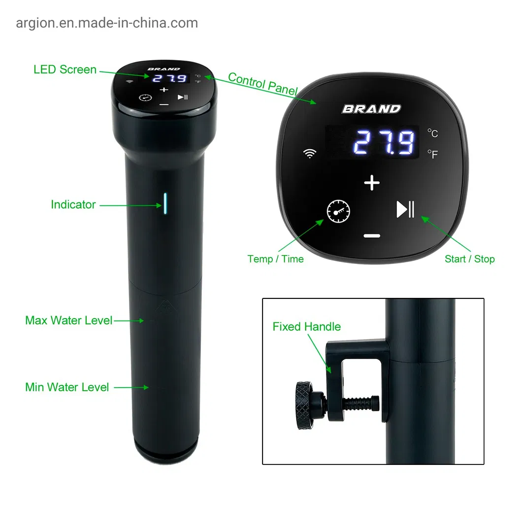 Home Use Ipx7 Waterproof Electric Slow Sous Vide Cooking Machine for Restaurant