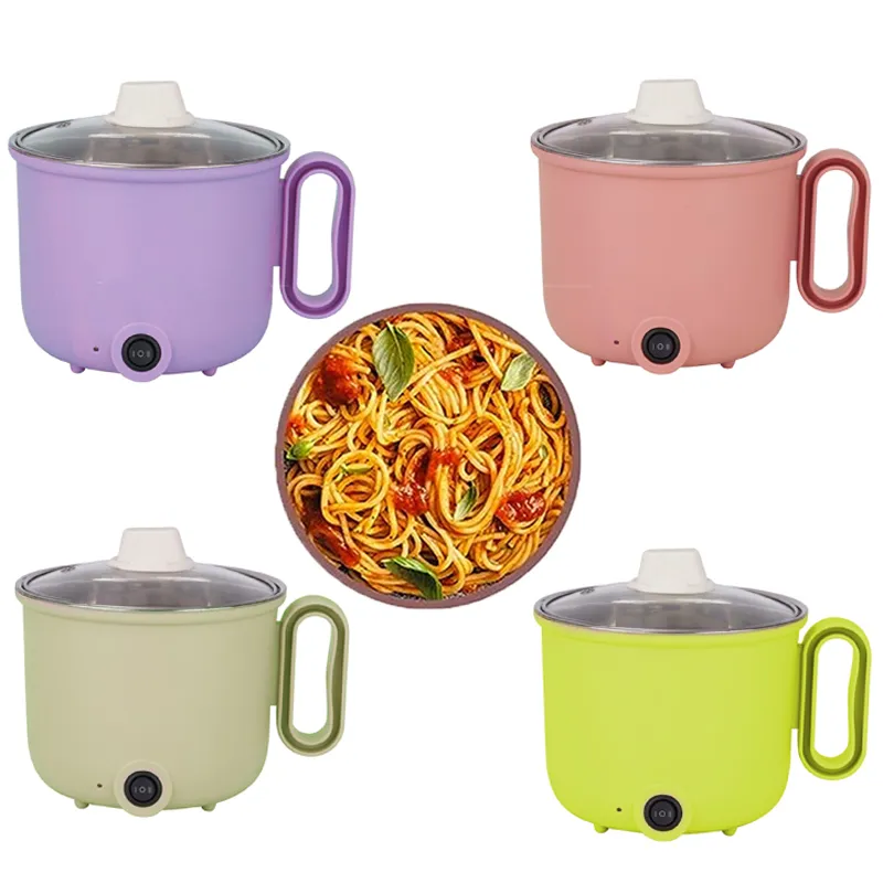 Factory Wholesale OEM Multifunctional 1.2L Portable Electric Noodle Shabu Pot Electric Cooker for Student Use Hot Pot Electric Cooker