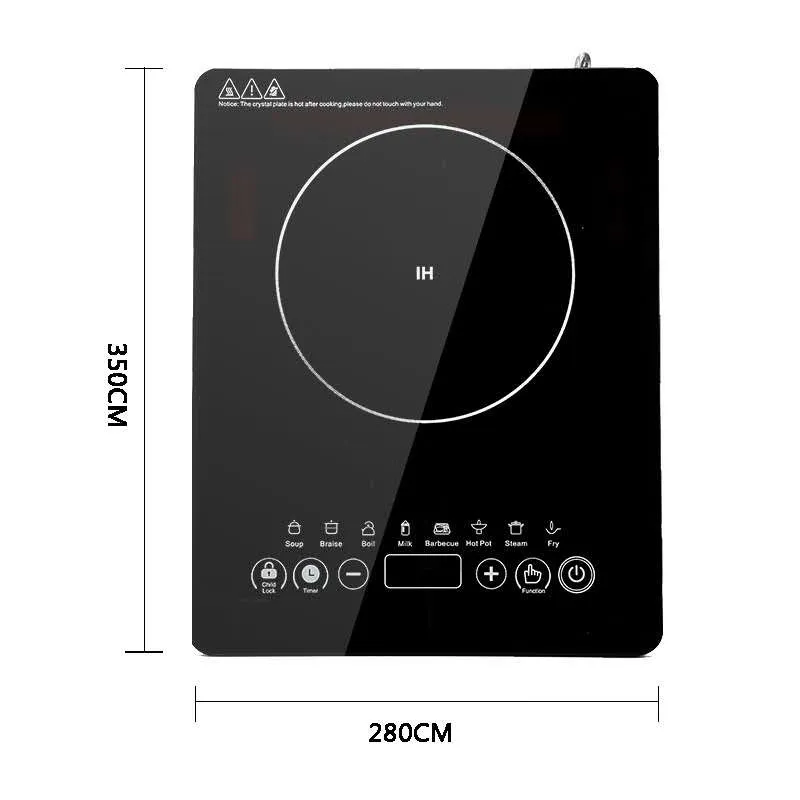 2025 Hot Sale Sensor Touch 1000- 2200W 110-240V Child Lock Unique Design Electric Stove Portable Electric Induction Cooker SKD CKD Factory Supplier