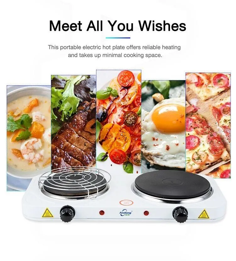 Chinese Cast Iron Electric Hot Plate 1000W 1500W 2000W for Countertop
