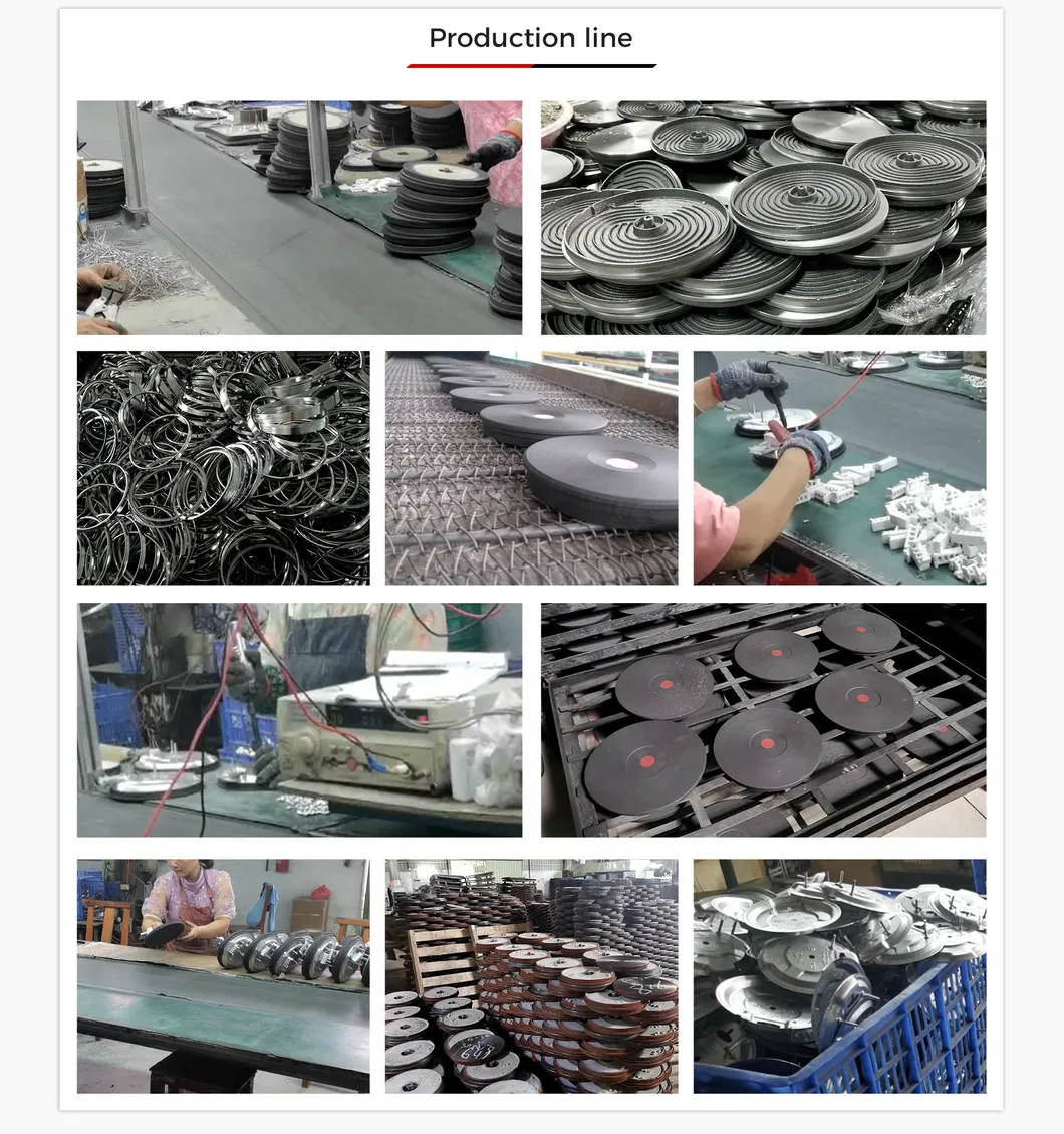 Chinese Cast Iron Electric Hot Plate 1000W 1500W 2000W for Countertop