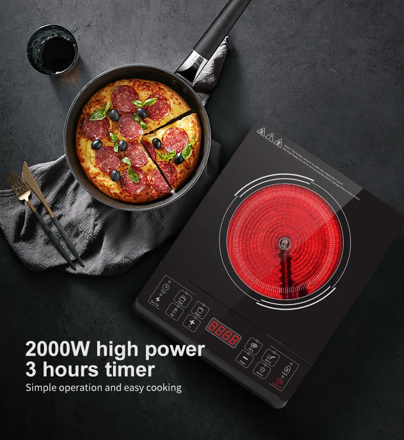 Mzd Infrared Cootop High Power Infrared Cooker Multipurpose Induction Hob