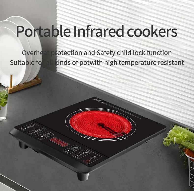 Mzd Infrared Cootop High Power Infrared Cooker Multipurpose Induction Hob
