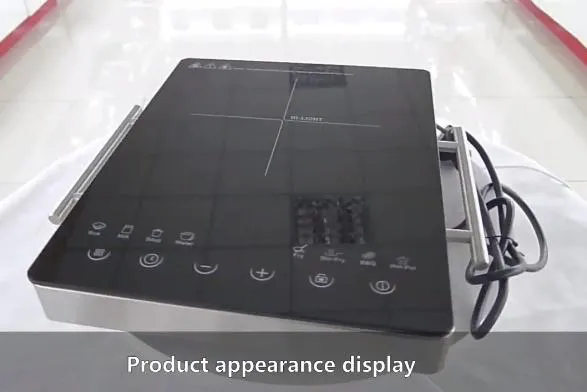 A Grade Black Crystal Electric Infrared Cooker Countertop Cooking Burner