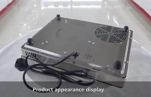 A Grade Black Crystal Electric Infrared Cooker Countertop Cooking Burner