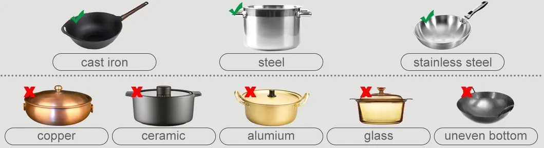 Household Item Multi-Function Cooking Pot for Restaurant Induction Hob with Ceramic Surface Induction Cooker Infrared Induction Cooker