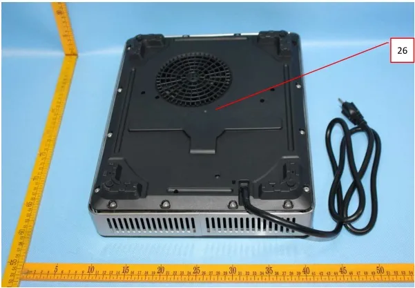 120V 1800W 2500W ETL Stainless Steel single burner electric induction burner