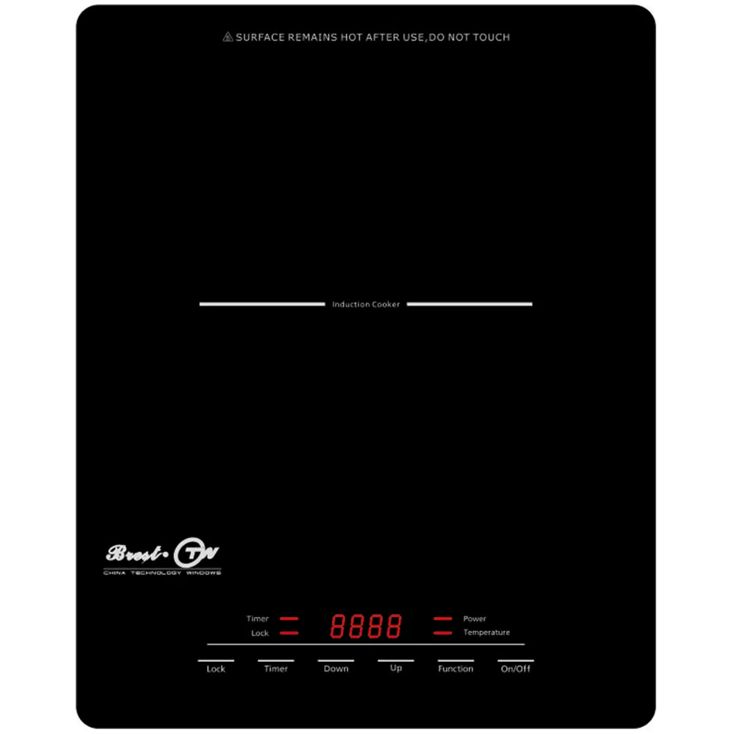 Single Induction Cooktop Slim Body Simple Function Electric Cooker