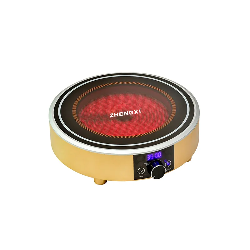 Portable 1 Burner Infrared Hob Stove 2000W Mini Round Electric Infrared Cooker