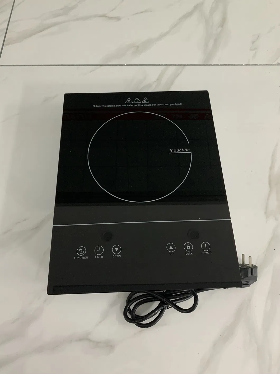 Induction cooker 2000W electric stove cooktop gavanized sheet body cooker