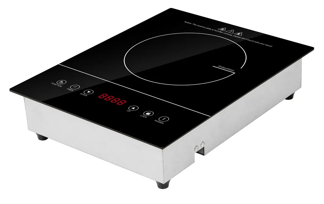 Induction cooker 2000W electric stove cooktop gavanized sheet body cooker