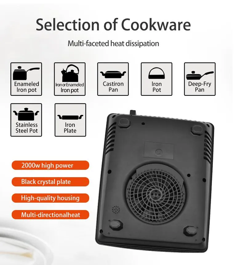 Mzd Induction Cooker German Induction Cooktop Induction Hob with Children's Lock