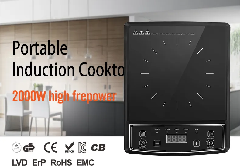 Mzd Induction Cooker German Induction Cooktop Induction Hob with Children's Lock